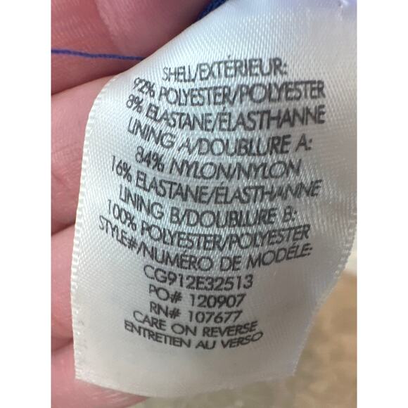 Alice + Olivia Jae Ultramarine Blue Sequin Bell Sleeve Gown Size 6 NWT - Picture 16 of 16